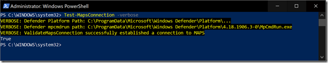 Testing Windows Defender MAPS Connectivity with PowerShell – Anything ...